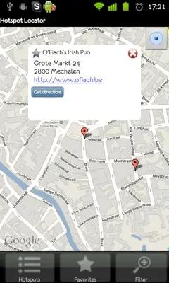 Hotspot Locator android App screenshot 2